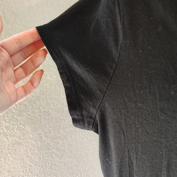 Polo Ralph Lauren Basic Black Scoop Nick T Y2K '90s Juniors Large - Picture 3 of 4